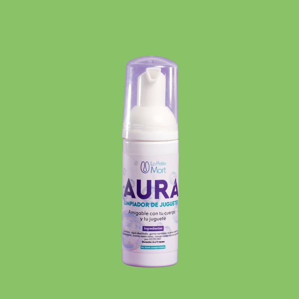 AURA olor Limón | Limpiador Natural Juguetes Íntimos | 60 ml