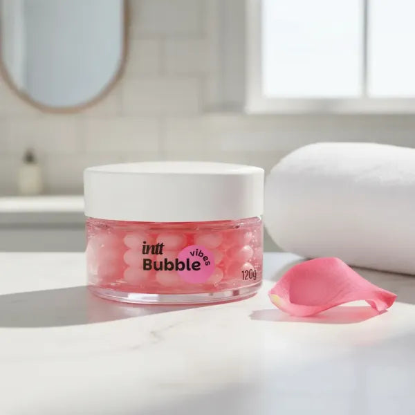 Bubble Vibes Gel Sensorial con Microesferas sabor Chicle 120g (gel deslizante y vibrante)