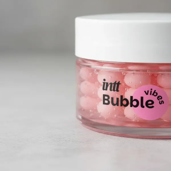 Bubble Vibes Gel Sensorial con Microesferas sabor Chicle 120g (gel deslizante y vibrante)