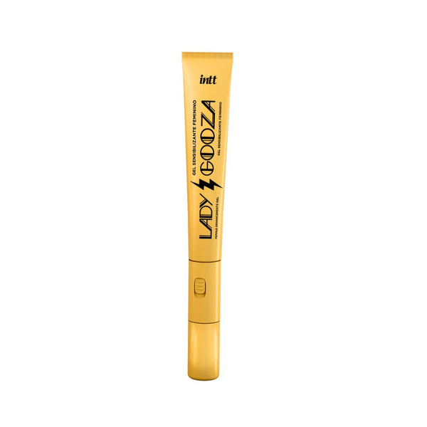 Lady Gooza Gel Estimulante Femenino con Punta Vibratoria sabor Tutti Frutti 15ml (estimulante vibrador para ella)