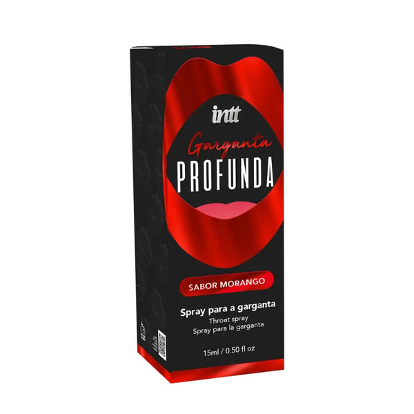 Garganta Profunda Spray para Sexo Oral sabor Frutilla 50g (spray para sexo oral)