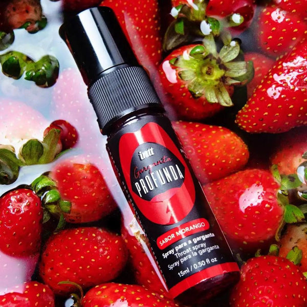 Garganta Profunda Spray para Sexo Oral sabor Frutilla 50g (spray para sexo oral)