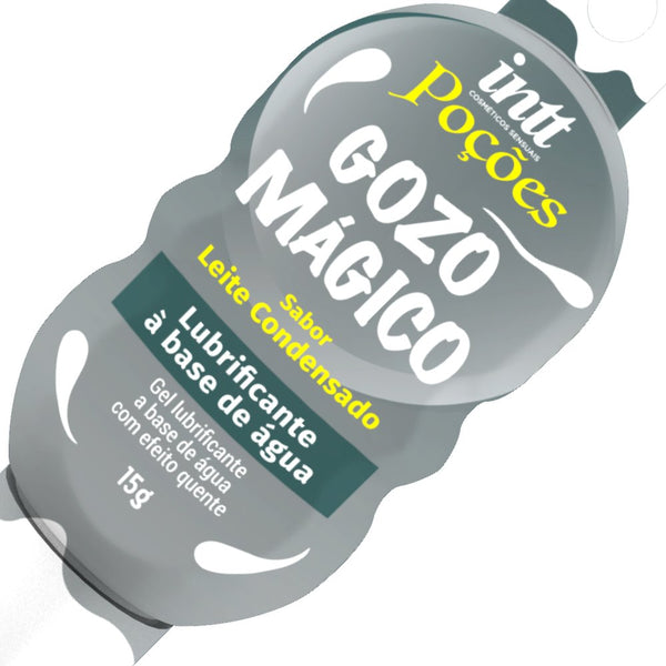 Poção Gozo Mágico Gel Deslizante sabor Leche Condensada 15g (lubricante deslizante)