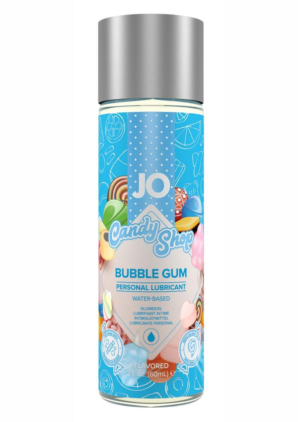 JO H2O Candy Shop Bubble Gum Lubricante a Base de Agua 2oz / 60 ml