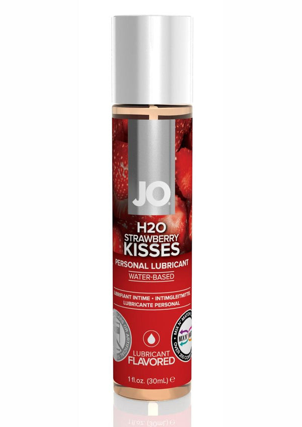 JO H2O Strawberry Kisses Lubricante a Base de Agua 1oz / 30 ml
