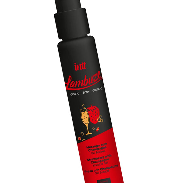 Lambuze Gel Beijável sabor Frutilla (lubricante comestible)