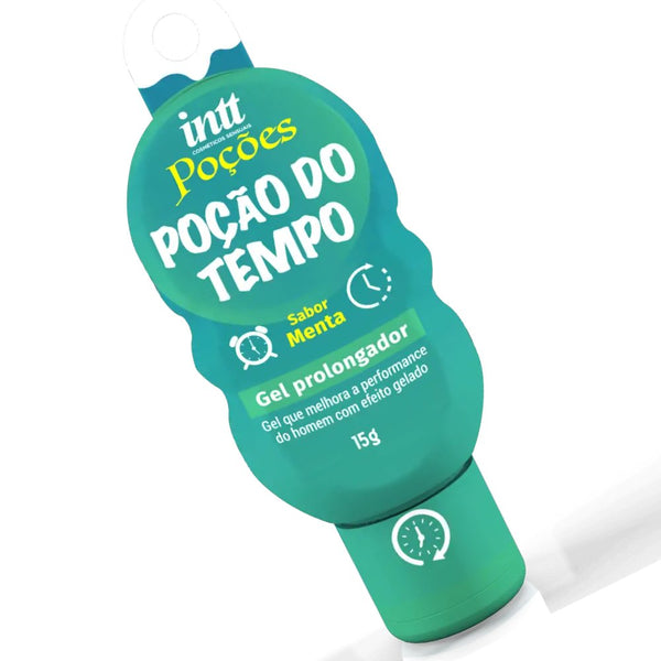 Poção Do Tempo Gel Prolongador Masculino sabor Menta 15g (prolongador para él)