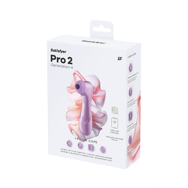 Satisfyer Pro 2 Generation 4 Metallic Amethyst - La Petite Mort