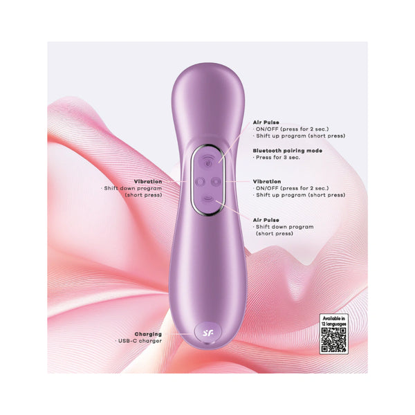 Satisfyer Pro 2 Generation 4 Metallic Amethyst - La Petite Mort 3
