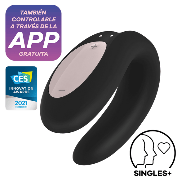 SATISFYER | Double Joy | Negro