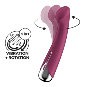 Satisfyer Spinning G-Spot 1 Red - product front view