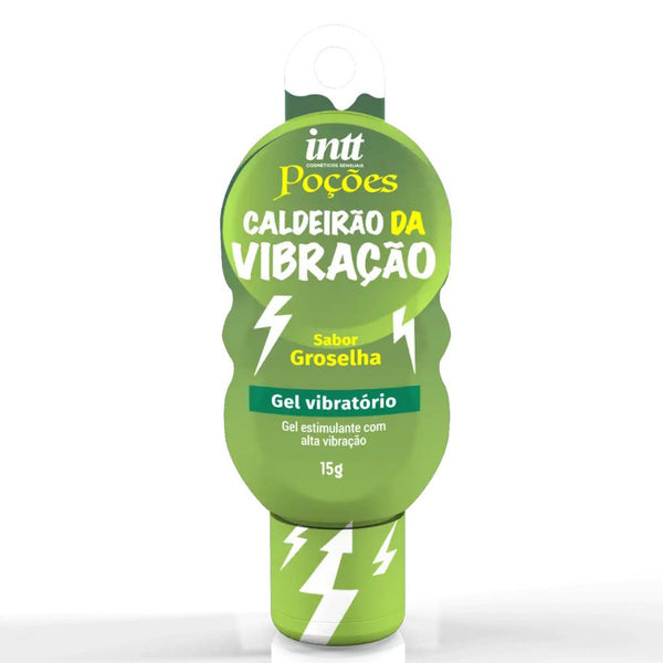 Poção Caldeirão da Vibração Gel Unisex sabor Grosella 15g (estimulante unisex)