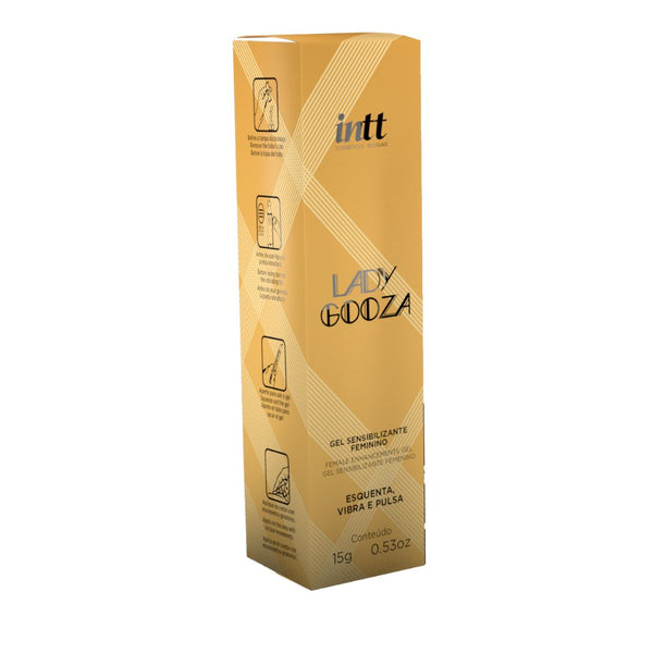 Lady Gooza Gel Estimulante Femenino con Punta Vibratoria sabor Tutti Frutti 15ml (estimulante vibrador para ella)