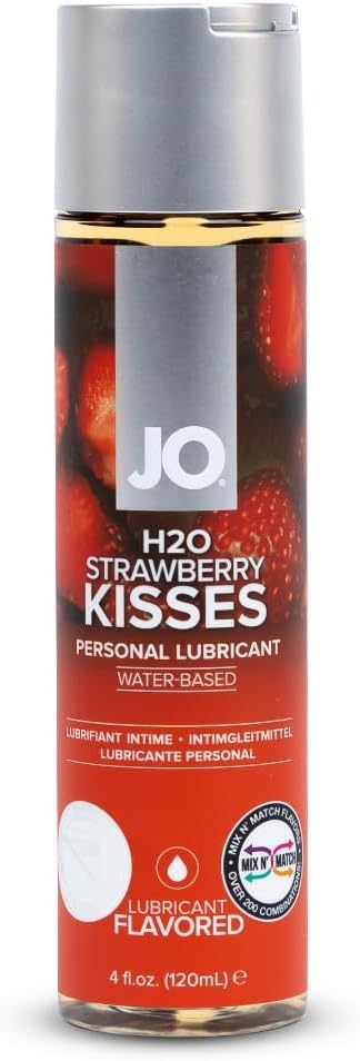 JO H2O Strawberry Kisses Lubricante a Base de Agua 2oz / 60 ml