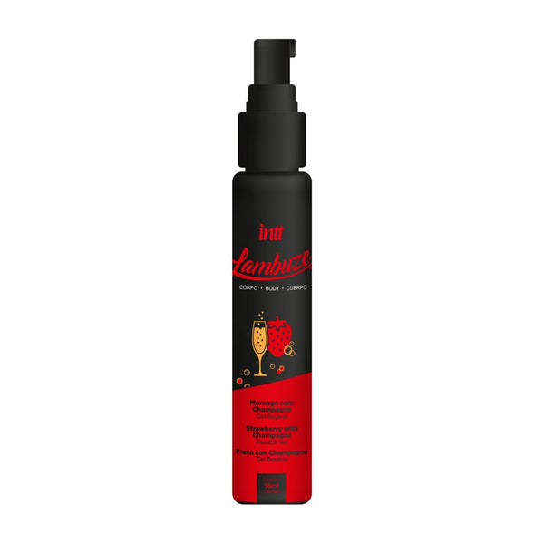 Lambuze Gel Beijável sabor Frutilla (lubricante comestible)