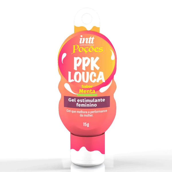 Poção PPk Louca Gel Vasodilatador Femenino sabor Menta 15g (estimulante para ella)
