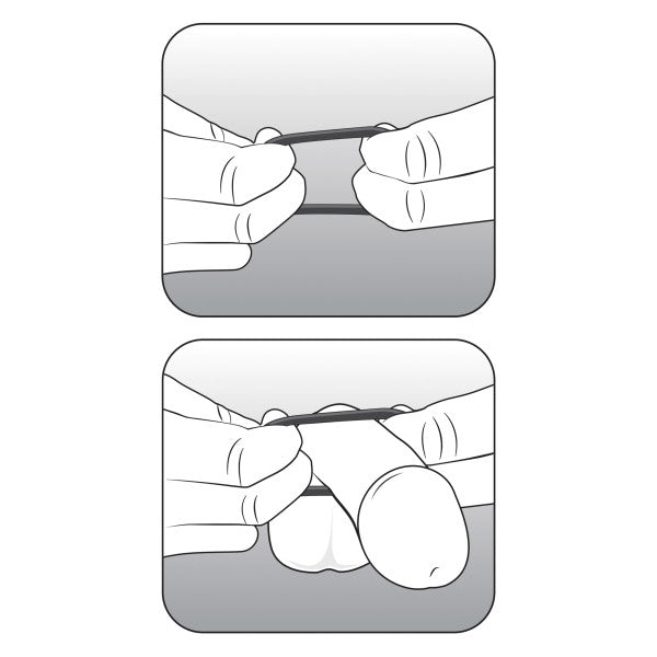 Performance VS2 Pure Premium Silicone Cock Rings - Small - White