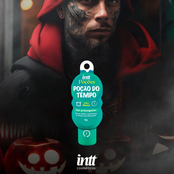 Poção Do Tempo Gel Prolongador Masculino sabor Menta 15g (prolongador para él)