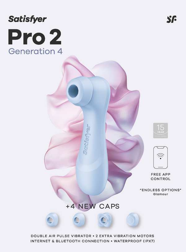 Satisfyer Pro 2 Generation 4 — Serene Blue