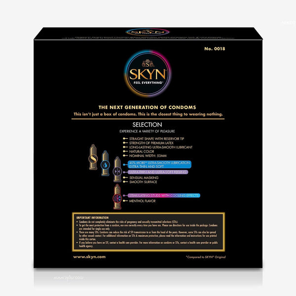 Condones SKYN Selection Sin Latex - 24 unidades
