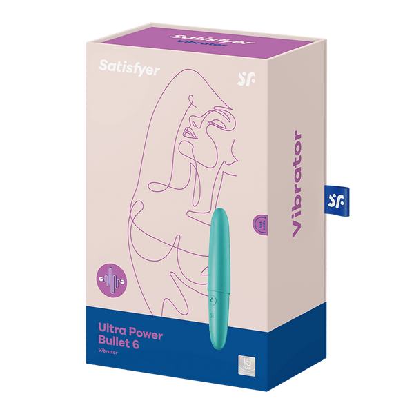 Satisfyer Ultra Power Bullet 6 Turquoise - empaque/caja