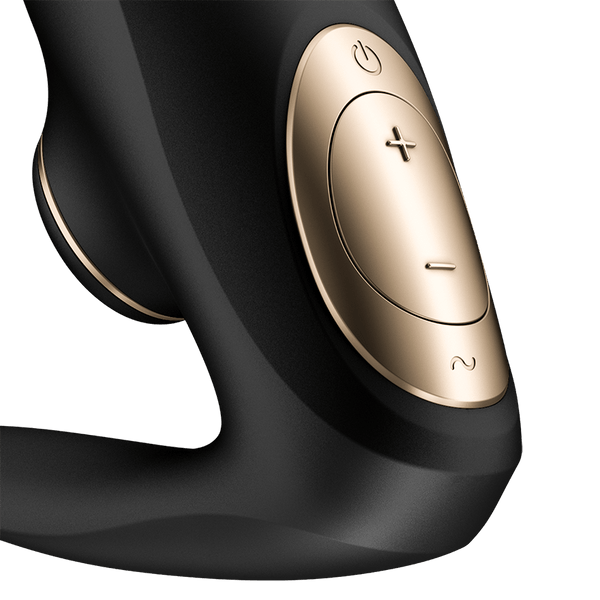 Satisfyer Pro 4 Couples a pilas - detalle de cerca