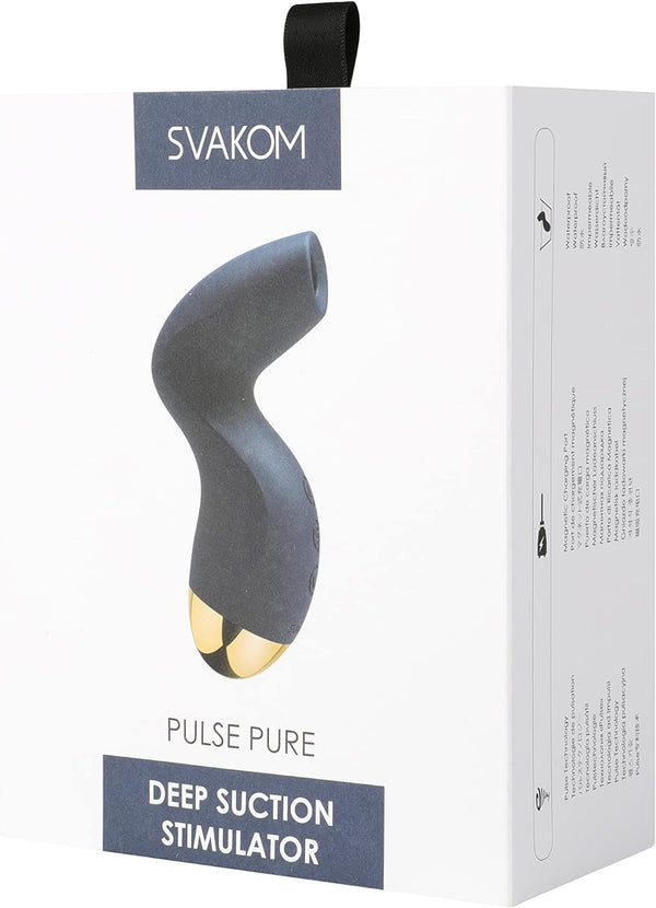 Pulse Pure Estimulador de Clitoris - Blue/Gold