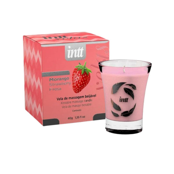 Vela Beijável de Masaje sabor Frutilla (vela de masaje)