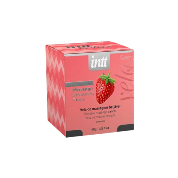 Vela Beijável de Masaje sabor Frutilla (vela de masaje)