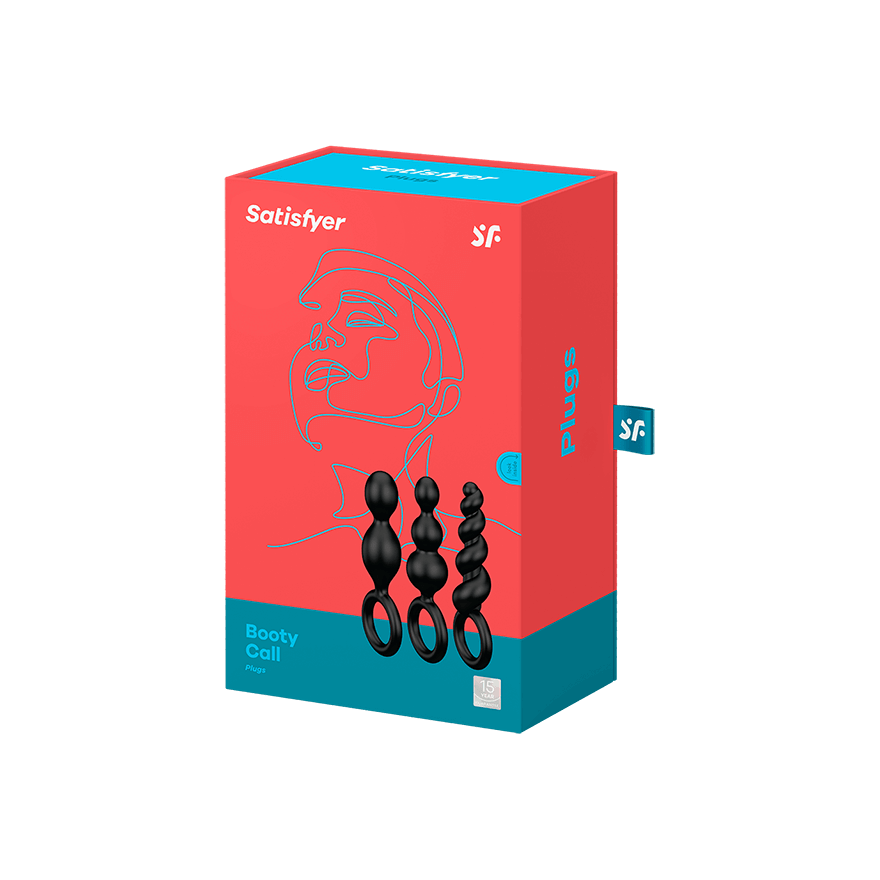 Satisfyer Booty Call Negro - caja/empaque