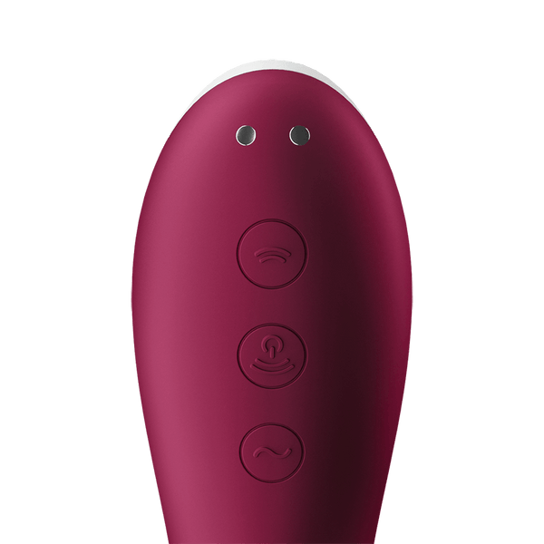 Satisfyer Dual Crush Bordeaux - detail view