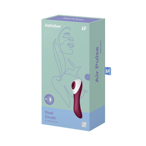 Satisfyer Dual Crush Bordeaux - packaging box