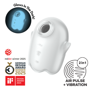 Satisfyer Glowing Ghost White - front view