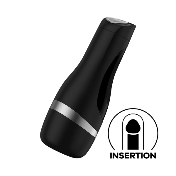 Satisfyer Men Classic Silver - vista frontal del producto