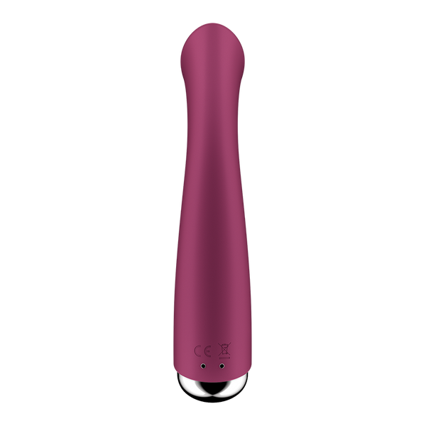 Satisfyer Spinning G-Spot 1 Red - back angle view