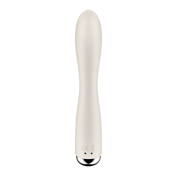Satisfyer Spinning Rabbit 1 Beige - back angle view