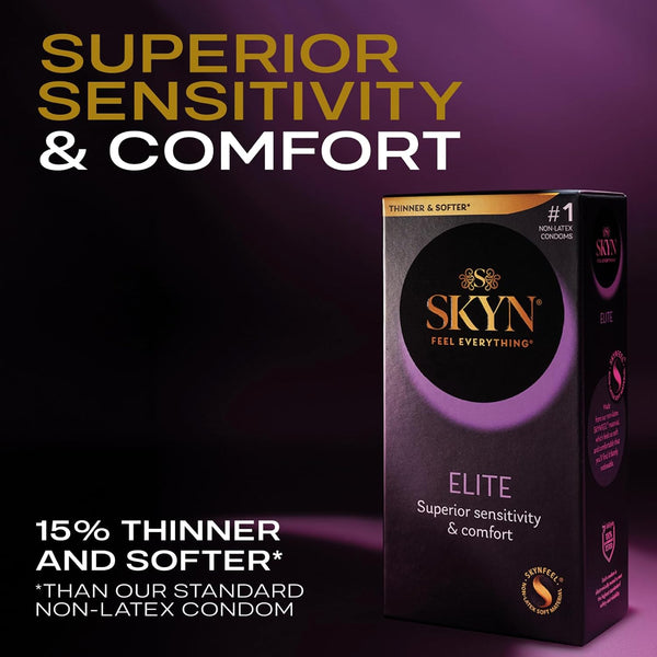 Condones SKYN Elite Sin Latex - 10 unidades
