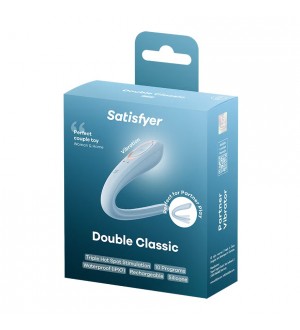 Satisfyer Double Classic Blue - empaque/caja