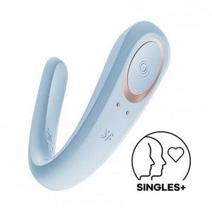Satisfyer Double Classic Blue - vista del producto