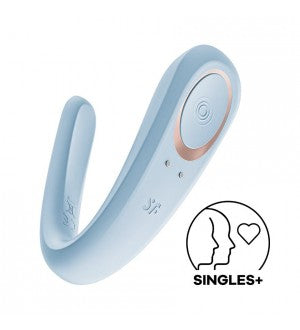 Satisfyer Double Classic Blue - vista del producto