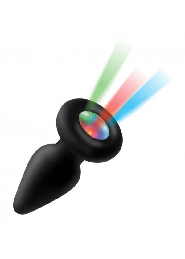 Booty Sparks Silicone Light-Up Anal Plug - Small