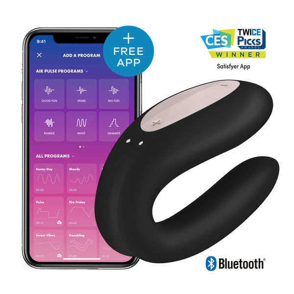 SATISFYER | Double Joy | Negro
