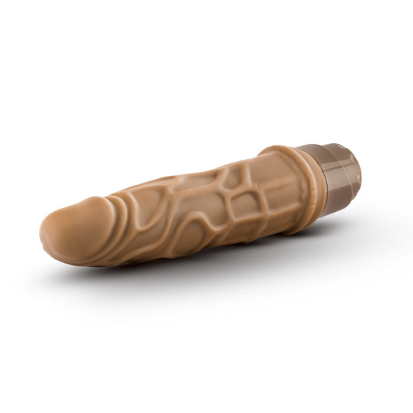 Dr. Skin Cock Vibe 3 Vibrador 7.25in - Mocha