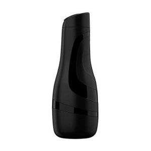 Satisfyer Men Classic Black - vista del producto, silicona negra