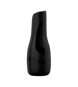 Satisfyer Men Classic Black - vista del producto, silicona negra