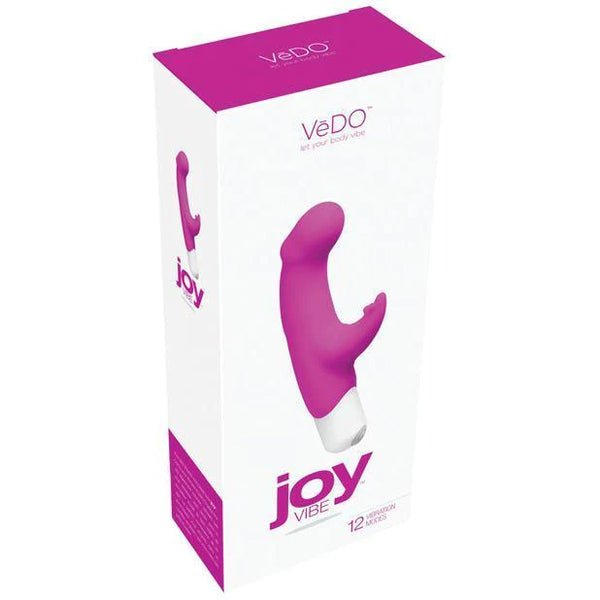 VeDO Joy Silicone Vibrator - Hot In Bed Pink