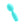 Wini Silicone Rechargeable Mini Wand Massager - Tease Me Turquoise